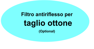 Filtro antiriflesso per  taglio ottone (Optional)